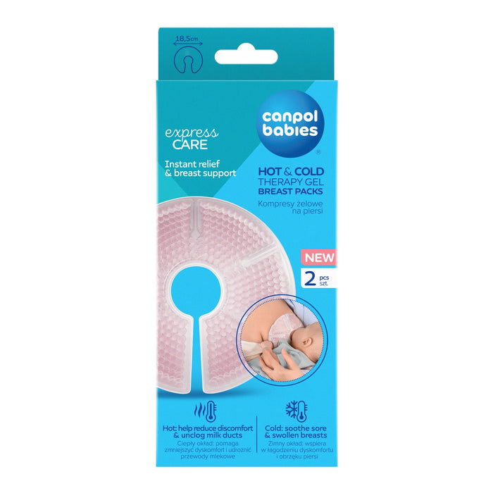 Comprese cu Gel pentru Sani Pentru Terapie Calda sau Rece, 2 buc. 78/023, Canpol babies