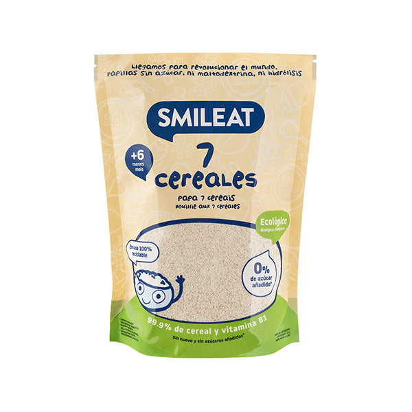 Smileat Cereale cu 7 Super Cereale 200g, +6 luni, Eco