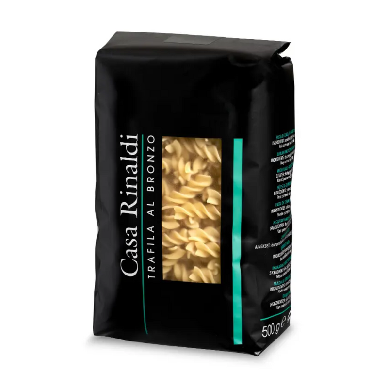 Casa Rinaldi Paste Fusilli din grau dur, trefilate in bronz 500g
