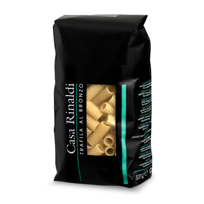 Casa Rinaldi Paste Tortiglioni din grau dur, trefilate in bronz 500g