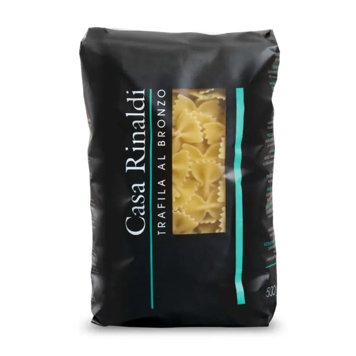 Casa Rinaldi Paste Farfalle nr. 505 din grau dur, trefilate in bronz 500g