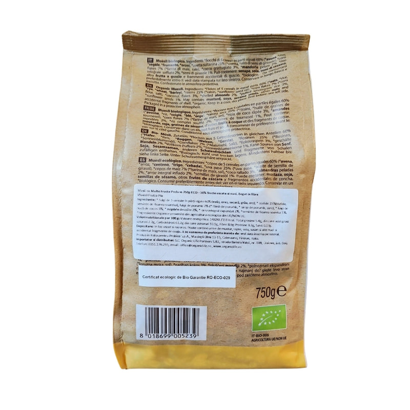 Probios Bio Musli Cu Multe Fructe 750G