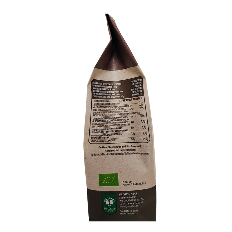 Probios Bio Biscuiti Vegani Cu Alune, Ovaz Si Faina de Orz 250G