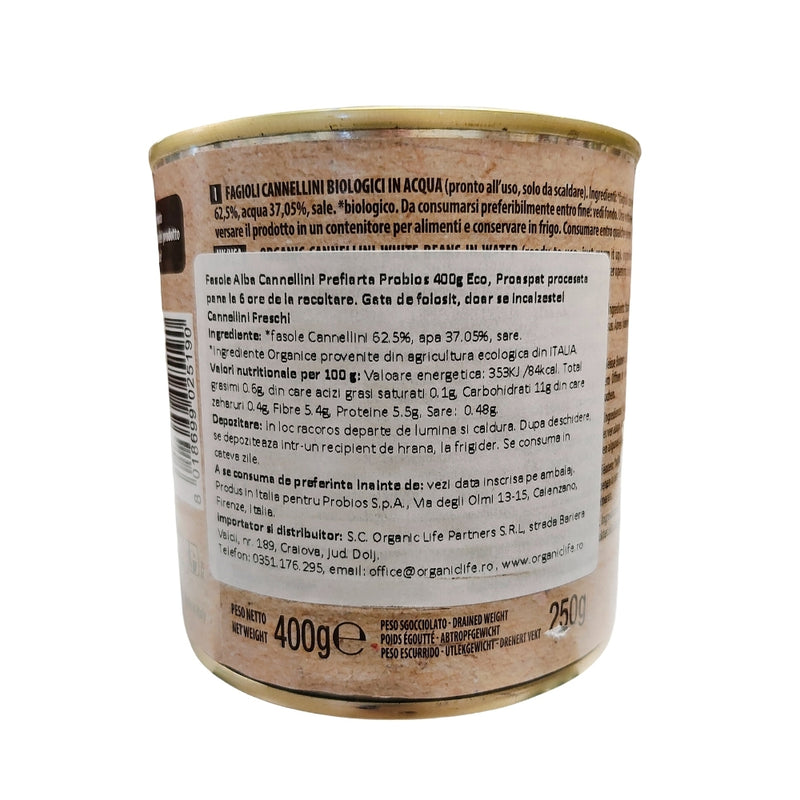 Probios Bio Fasole Alba Cannellini Prefiarta 400G