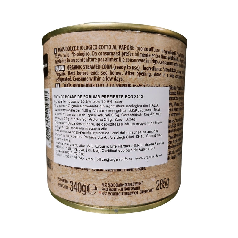 Probios Bio Boabe de Porumb Prefierte 340G