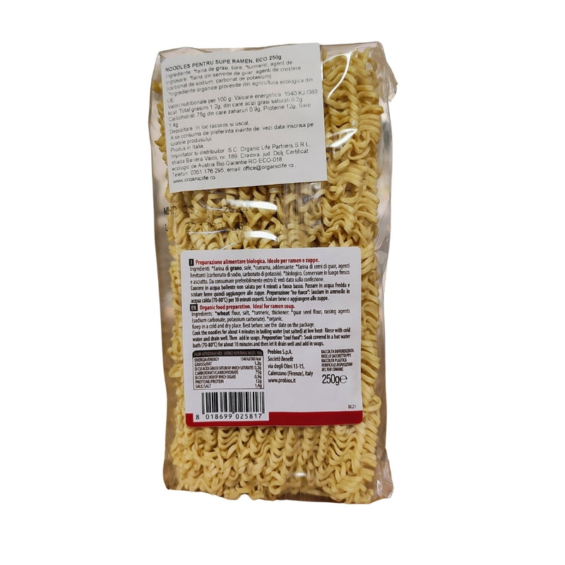 Noodles Pentru Supe Ramen 250g, Eco