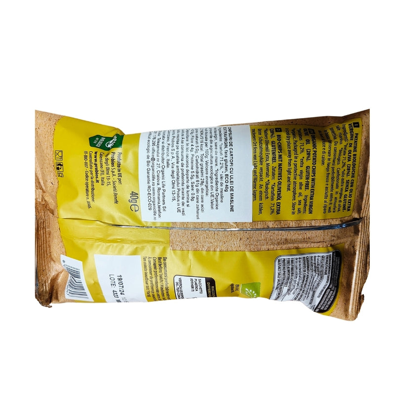 Probios Bio Chipsuri de Cartofi Cu Ulei de Masline Extravirgin, Eco, Fara gluten 40G