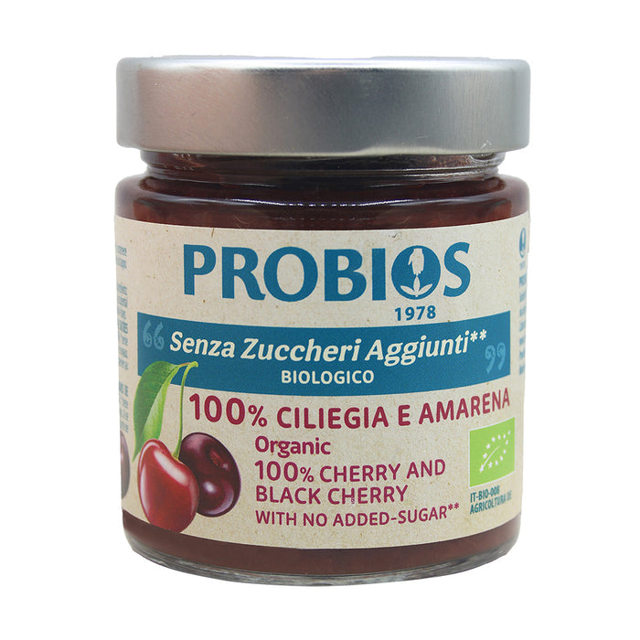 Probios Preparat de cirese tartinabil fara zahar adaugat 215g Eco - Composta ciliegia