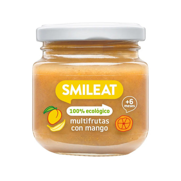 Smileat Piure din mix de fructe cu mango 130g, +6 luni, Eco