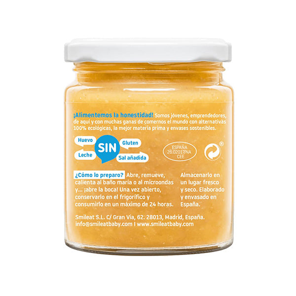 Smileat Piure de legume cu merluciu, biban si ulei masline 230g, +6 luni, Eco