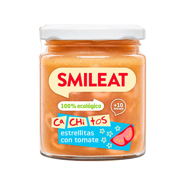 Smileat Mancare din paste cu rosii 230g, +10 luni, Eco