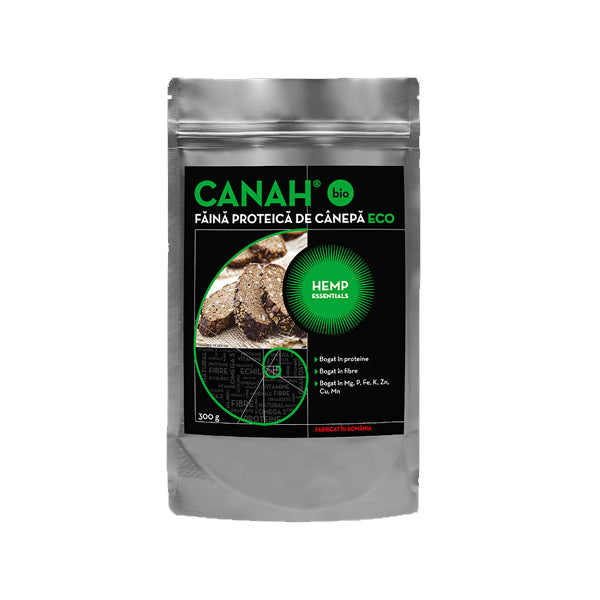 Canah Hemp Essentials Faina Proteica Bio De Canepa 300 G, Eco