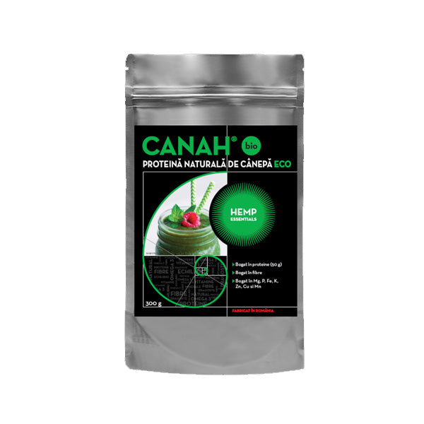 Canah Hemp Essentials Pudra Proteica De Canepa 300 G, Eco