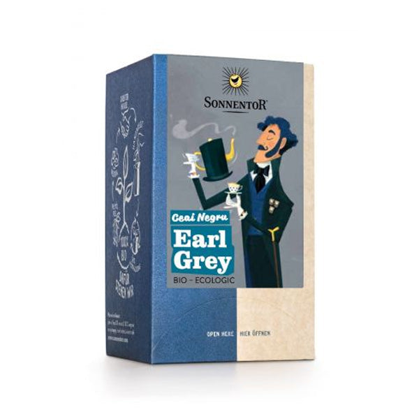 Sonnentor Ceai plic Negru Earl Grey 18 plic Eco