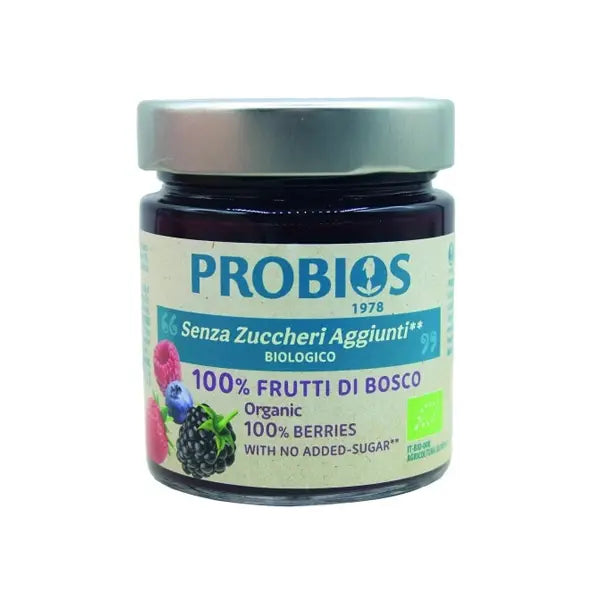 Dulceata din fructe de padure fara adaos de zaharuri 215g Eco, Probios