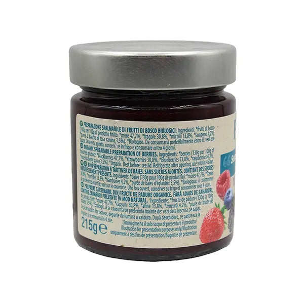 Dulceata din fructe de padure fara adaos de zaharuri 215g Eco, Probios