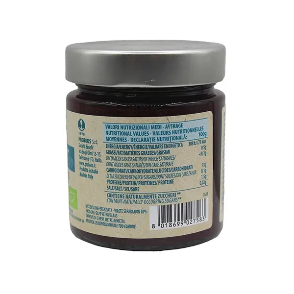 Dulceata din fructe de padure fara adaos de zaharuri 215g Eco, Probios