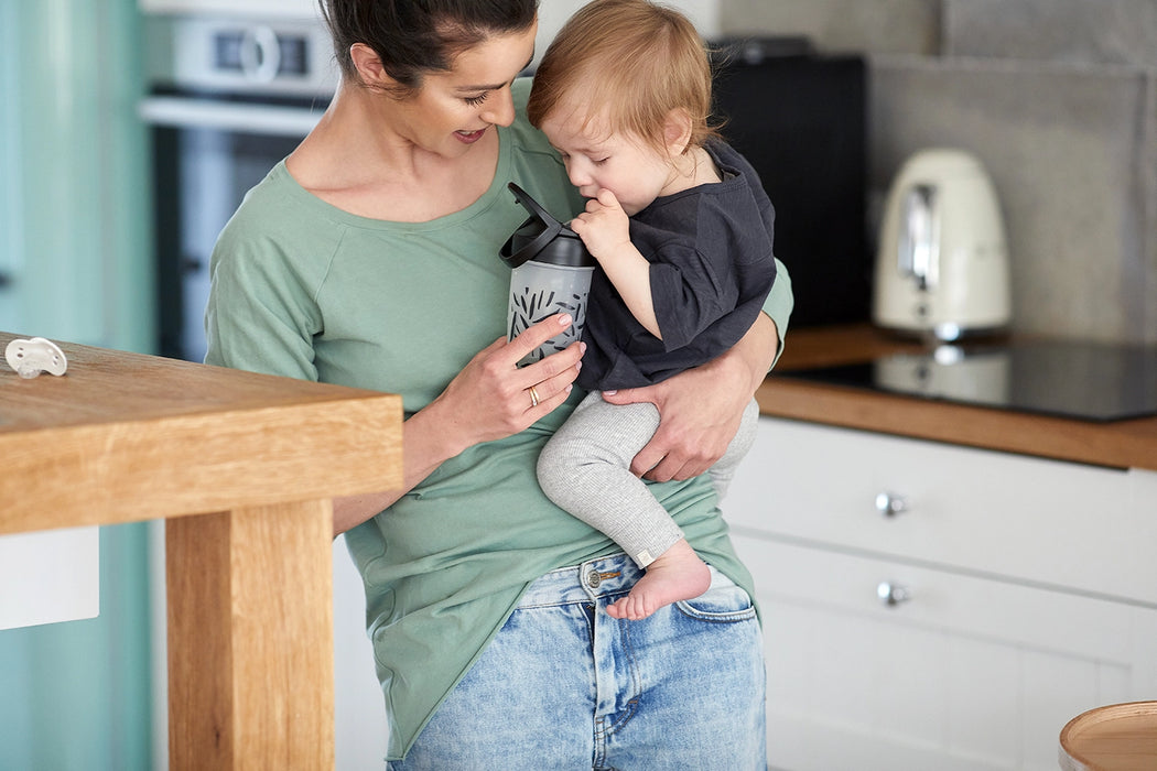 Cana Mea cu Pai Junior 250ml Salt&Pepper - 35/356, Lovi