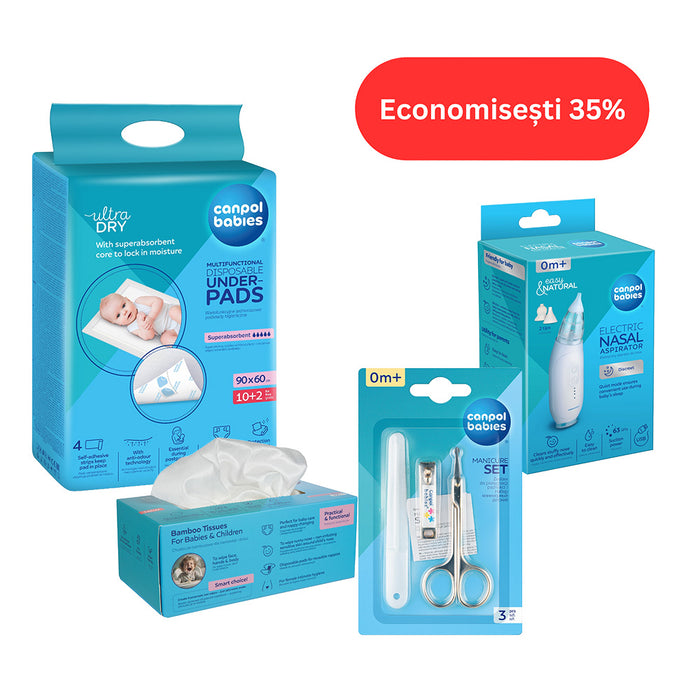 Pachet pentru ingrijirea bebelusului