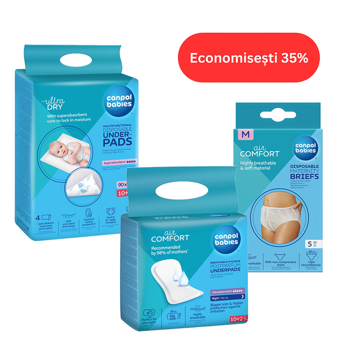 Pachet pentru spital – Grijă delicată din primele clipe