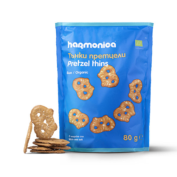 Covrigei turtiți cu sare de mare 80 G, ECO