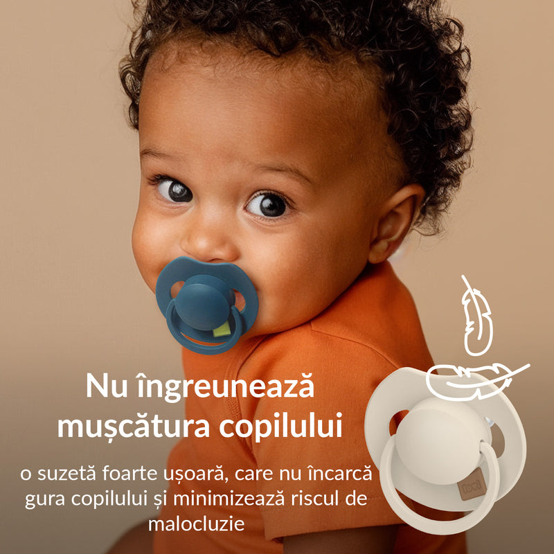 Suzeta silicon Dynamic PRIME Coconut, 0-6M 1 buc - 34/400, LOVI
