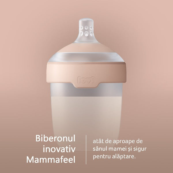 Lovi Biberon Mammafeel cu tetina anti-colic 250 ml 21/596