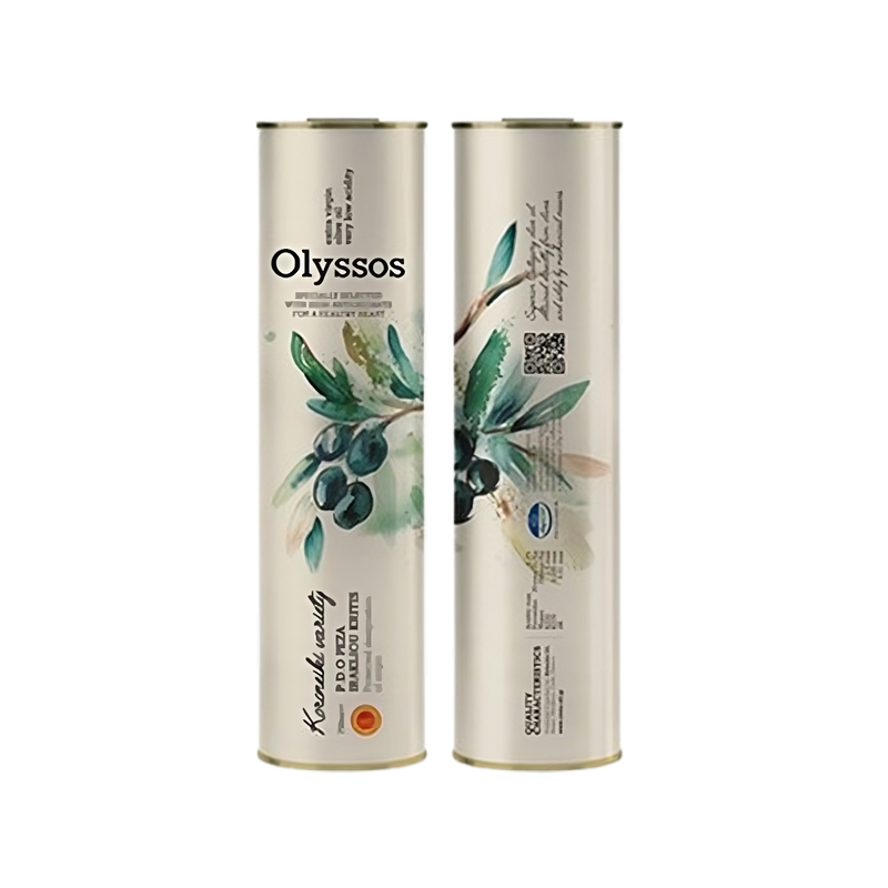 CRETAOIL Ulei de măsline extra virgin OLYSSOS 750ML, cutie metal