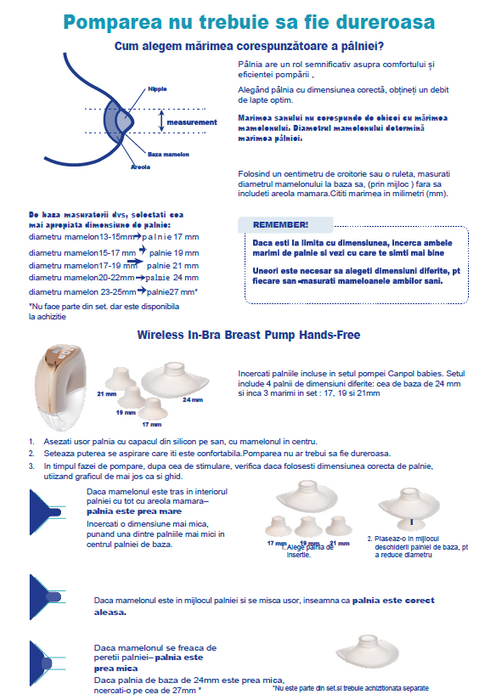 Pachet alaptare cu Pompa de san electrica Hands Free si Biberon S-Shape