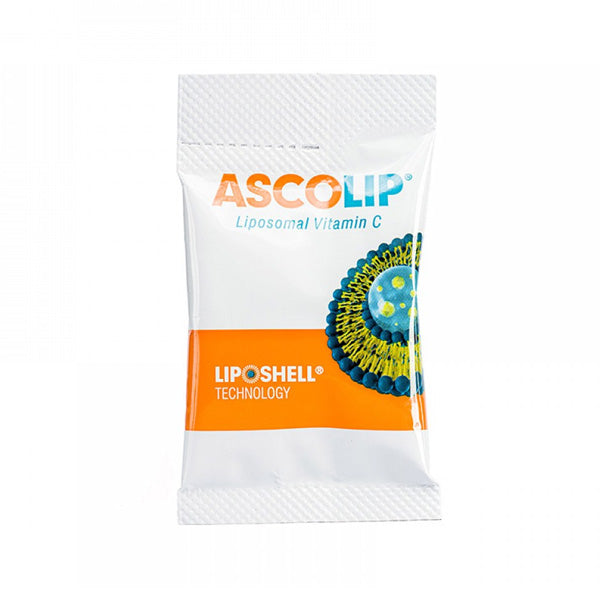 Vitamina C Lipozomală 1000 mg LIPOSHELL®, cu aromă de portocale (30 plicuri), ASCOLIP