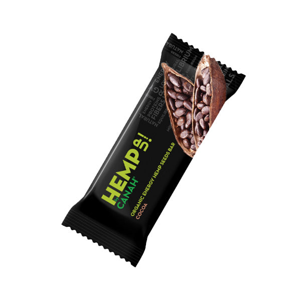 Canah Baton Cu Seminte De Canepa Si Cacao 48g, Eco
