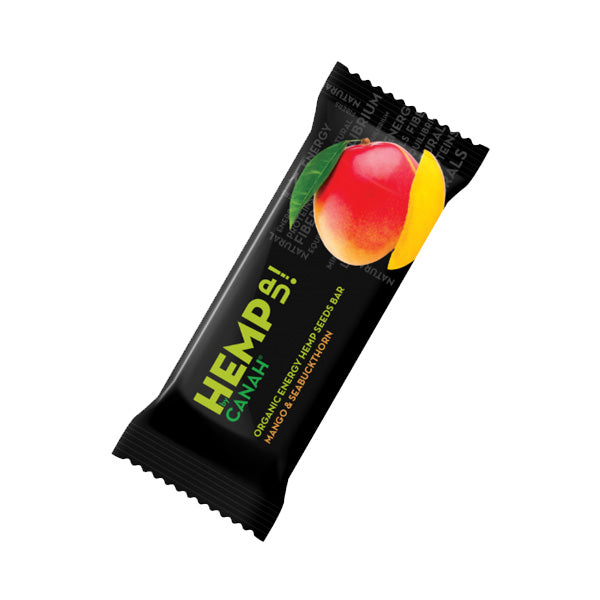Canah Baton Cu Seminte De Canepa, Mango Si Catina 48g, Eco
