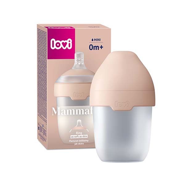 Biberon Mammafeel cu tetina anti-colic 150 ml 21/595, LOVI