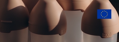 Biberon Mammafeel cu tetina anti-colic 150 ml 21/595, LOVI