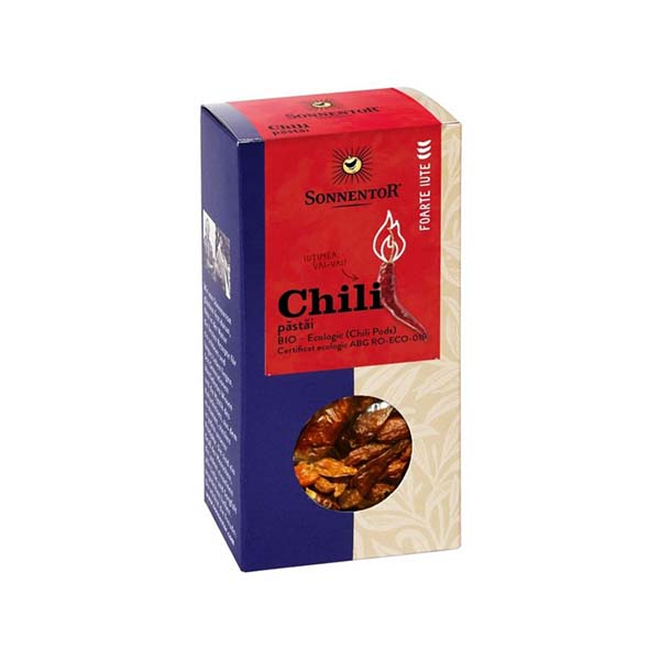 Sonnentor Condiment Chili Intreg 25G Eco