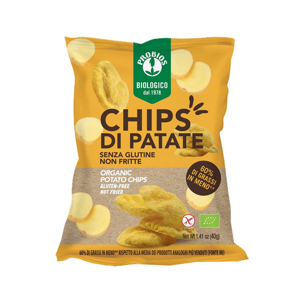 Probios Bio Chipsuri de Cartofi, Fără gluten 40G