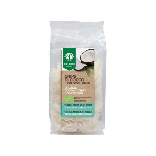 Probios BIO Chipsuri de cocos, Fără gluten 125G