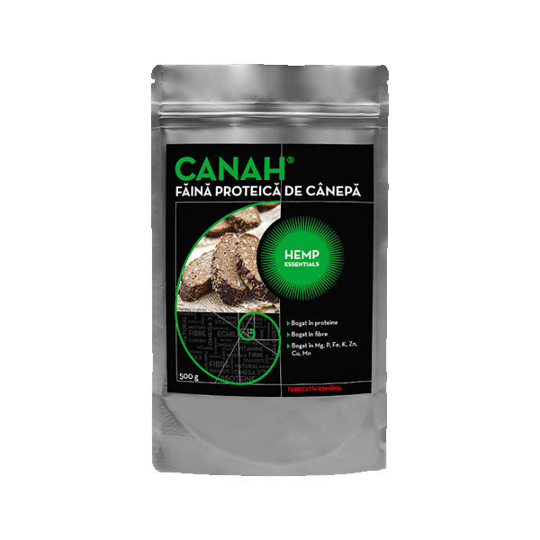 Canah Hemp Essentials Faina Proteica De Canepa 500 G
