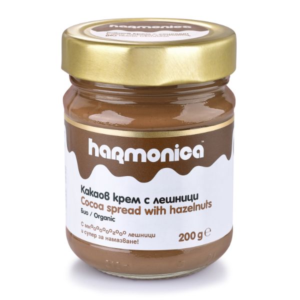 Harmonica Bio Crema de Cacao Cu Alune 250G