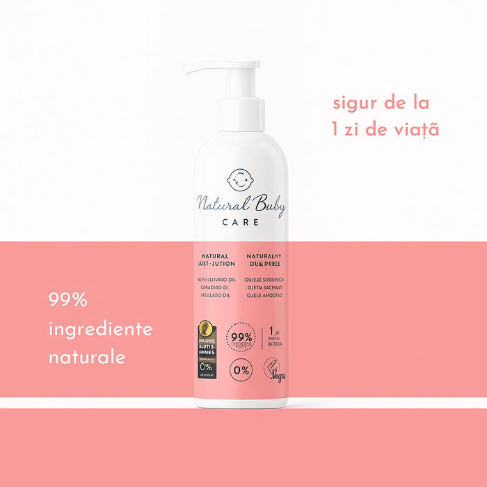 Lotiune de Corp Naturala pentru bebelusi, 200 ml