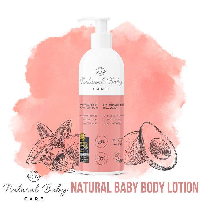 Lotiune de Corp Naturala pentru bebelusi, 200 ml