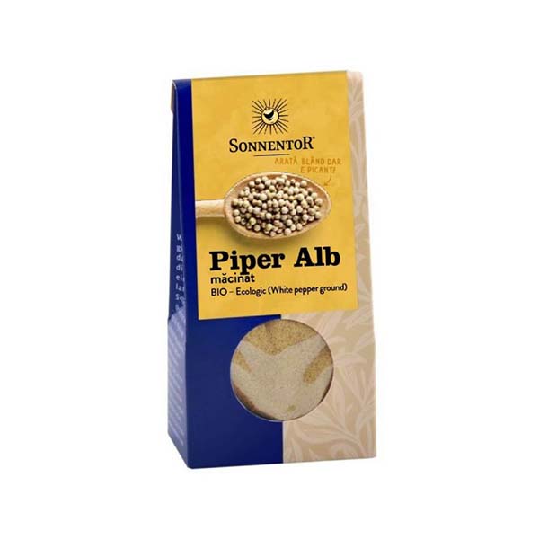 Sonnentor Condiment Piper Alb 35G Eco