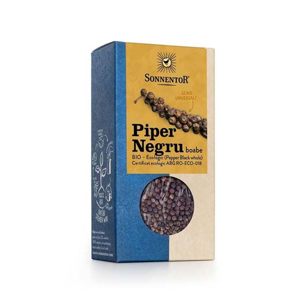 Sonnentor Condiment Piper Negru Boabe 55G Eco