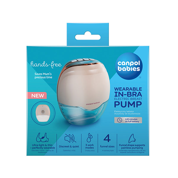 Pompa de San Electrica tip Scoica, Hands Free 20/100, Canpol babies