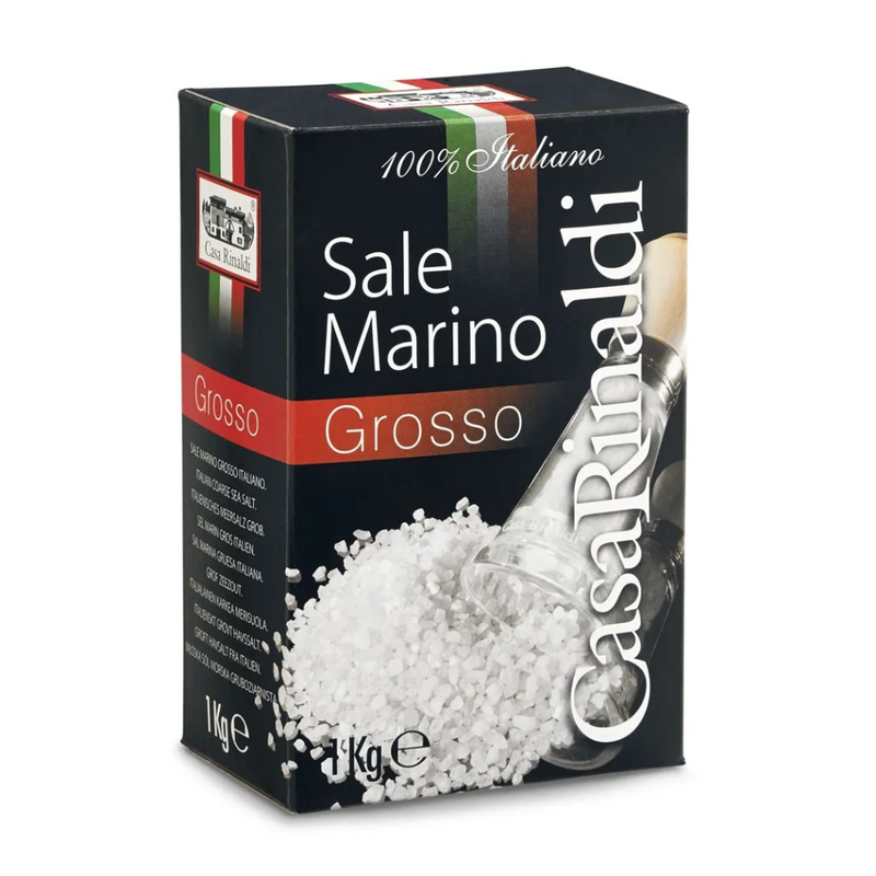 Sare de mare grunjoasa pentru gatit 100% italiana 1 kg, Casa Rinaldi