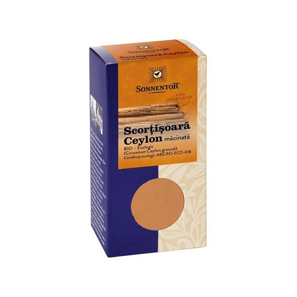 Sonnentor Condiment Scortisoara Ceylon Macinata 40G Eco