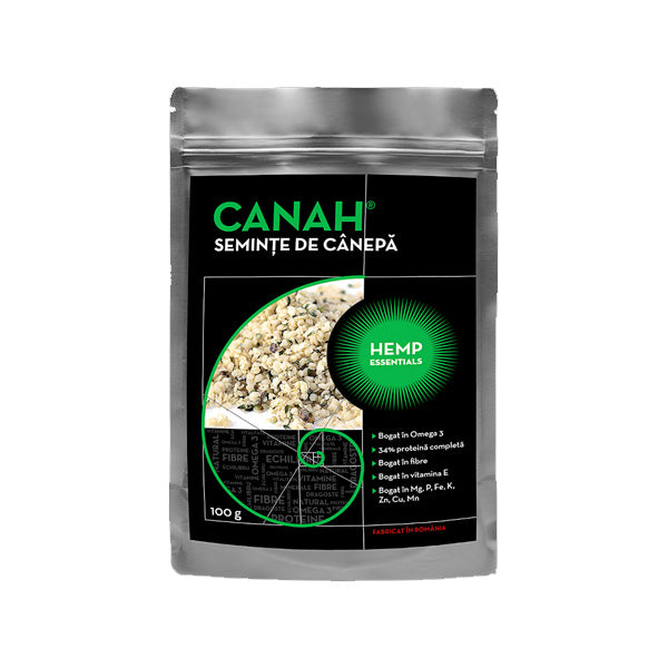 Canah Hemp Essentials Seminte Decorticate De Canepa 100 G