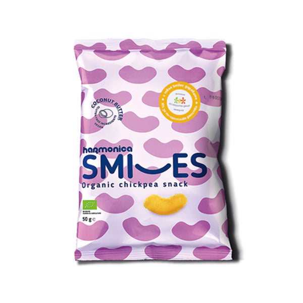 Pufuleti smiles cu unt de cocos 50 G, ECO