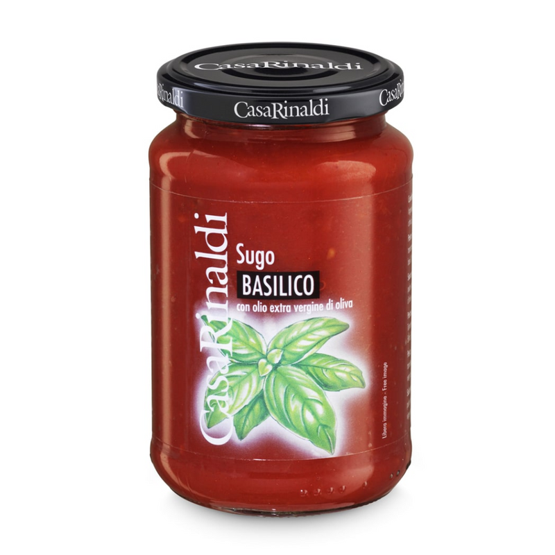 Sos de rosii cu busuioc si ul. de masline extravirgin 350g, Casa Rinaldi