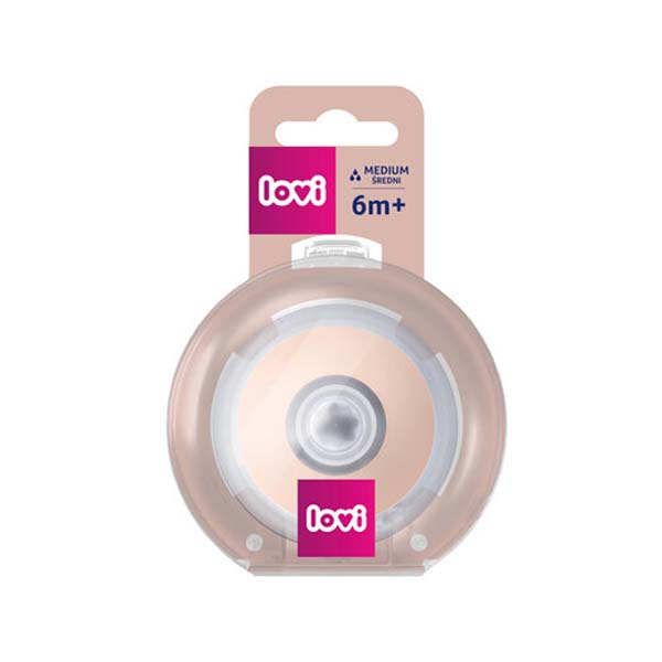 Tetina Dinamica Mammafeel Flux Mediu 1 Buc - 18/733, LOVI